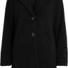 Vila Jas Viliosi Teddy Coat/su - Fav 14061532 Black Dames Maat - 40