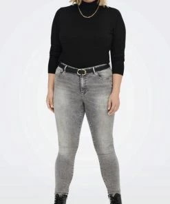 ONLY CARMAKOMA CARVENICE LIFEL/S ROLL PULLOVER KNT Dames Trui - Maat L-50/52 -Exporteren dameskleding winkel 516x840 2