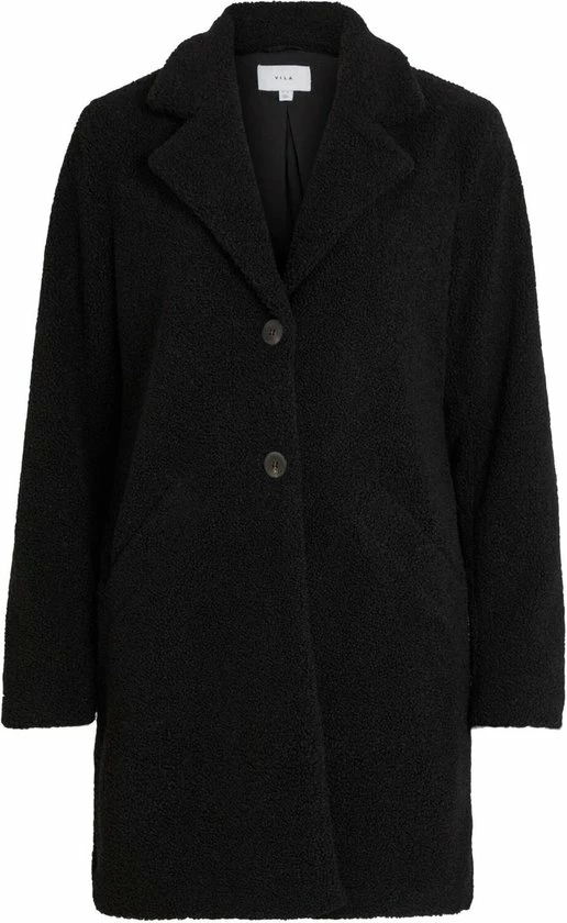 Vila Jas Viliosi Teddy Coat/su - Fav 14061532 Black Dames Maat - 40 3 Vila Jas Viliosi Teddy Coat/su - Fav 14061532 Black Dames Maat - 40