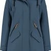 Travelin' Jack Freia Waterdichte Damesjas - Parka Blauw - Maat 38