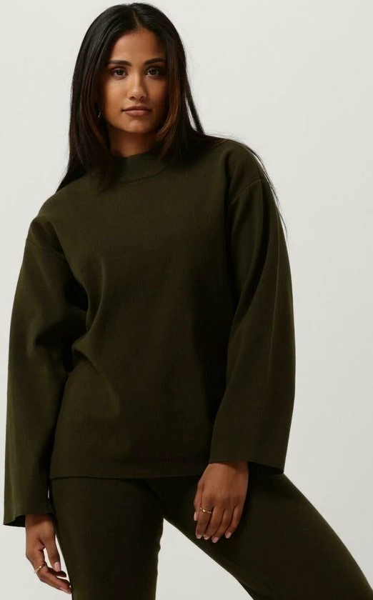 Another Label Luktar Knitted Pull L/s Truien & Vesten - Donkergroen 7 Another Label Luktar Knitted Pull L/s Truien & Vesten - Donkergroen - Afbeelding 5
