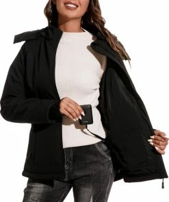 Sailwind Verwarmde Jas / Soft Shell / Dames / Zwart Incl. Powerbank -Exporteren dameskleding winkel 524x840 2