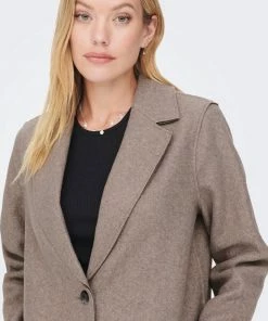 ONLY ONLCARRIE BONDED COAT OTW NOOS Dames Jas - Maat L -Exporteren dameskleding winkel 525x840 3