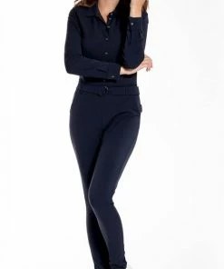 Blauwe Jumpsuit Van Je M'appelle - Dames - Travelstof - Maat L - 5 Maten Beschikbaar 33 Blauwe Jumpsuit Van Je M'appelle - Dames - Travelstof - Maat L - 5 Maten Beschikbaar -Exporteren dameskleding winkel 526x840 6