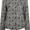 Zoso Samina Blouse Dames Zwart Dessin -Exporteren dameskleding winkel 528x840 3