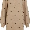 OBJECT OBJEVE NONSIA L/S DRESS AOP NOOS Dames Jurk - Maat M