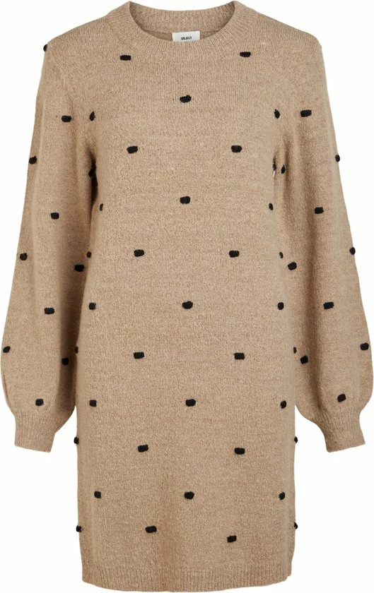 OBJECT OBJEVE NONSIA L/S DRESS AOP NOOS Dames Jurk - Maat M 3 OBJECT OBJEVE NONSIA L/S DRESS AOP NOOS Dames Jurk - Maat M
