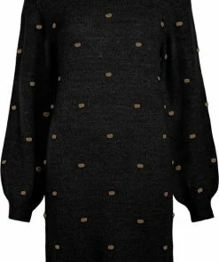 OBJECT OBJEVE NONSIA L/S DRESS AOP NOOS Dames Jurk - Maat XL