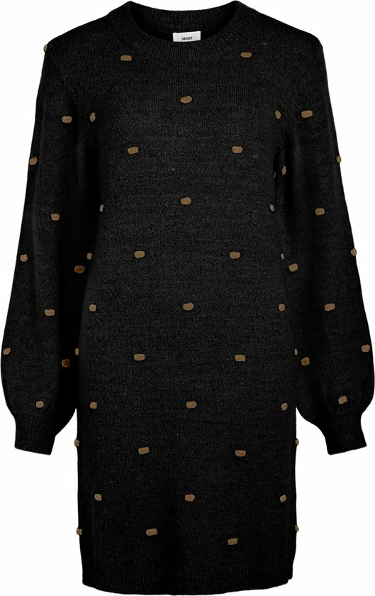 OBJECT OBJEVE NONSIA L/S DRESS AOP NOOS Dames Jurk - Maat XL 3 OBJECT OBJEVE NONSIA L/S DRESS AOP NOOS Dames Jurk - Maat XL