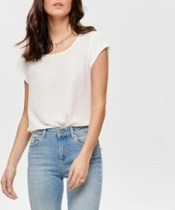 ONLY ONLVIC S/S SOLID TOP NOOS WVN Dames Top - Maat 42 -Exporteren dameskleding winkel 531x840 7