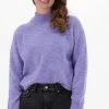 Selected Femme Lulu Ls Knit High Neck B Truien & Vesten - Paars -Exporteren dameskleding winkel 534x840 1