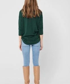 ONLY ONLELCOS 4/5 SOLID TOP JRS Dames T-shirt - Maat M -Exporteren dameskleding winkel 535x840 1