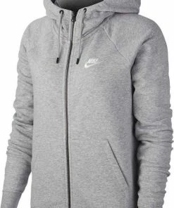 Nike Sportswear Essential Hoodie Full Zip Fleece Dames Vest - Maat S