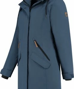 Travelin' Jack Freia Waterdichte Damesjas - Parka Blauw - Maat 38 -Exporteren dameskleding winkel 536x840 6