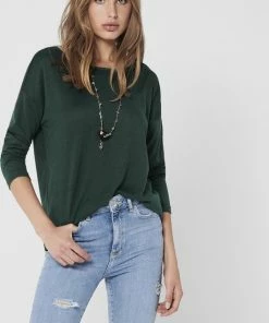 ONLY ONLELCOS 4/5 SOLID TOP JRS Dames T-shirt - Maat M -Exporteren dameskleding winkel 539x840 1