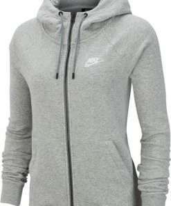 Nike Sportswear Essential Hoodie Full Zip Fleece Dames Vest - Maat S -Exporteren dameskleding winkel 540x840 5