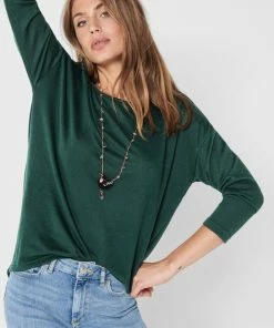 ONLY ONLELCOS 4/5 SOLID TOP JRS Dames T-shirt - Maat M -Exporteren dameskleding winkel 544x840 3