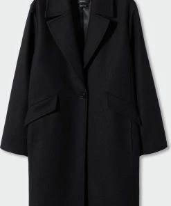 Mango Jas Rechte Wollen Jas 37069091 99 Dames Maat - M -Exporteren dameskleding winkel 545x840 2