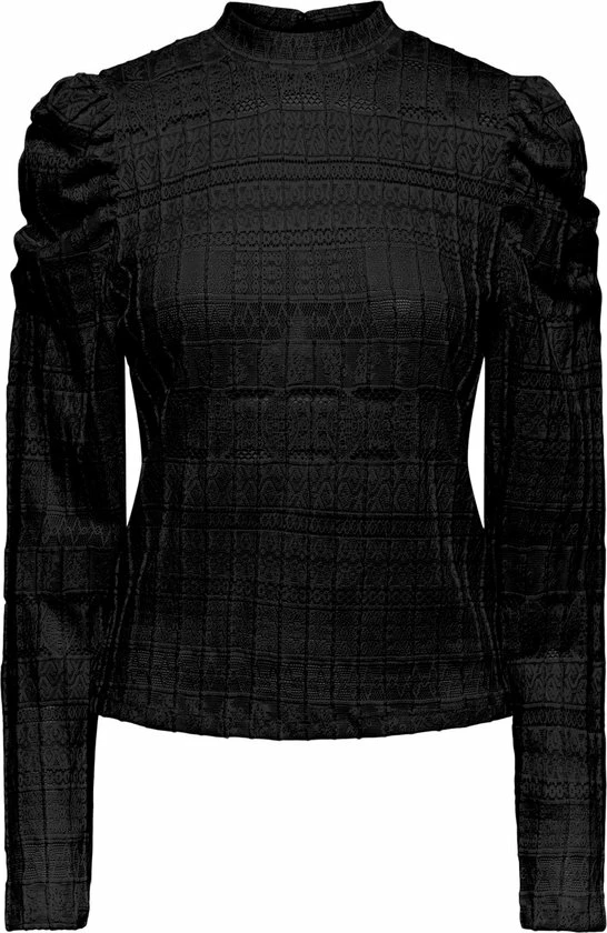 PIECES PCNONNA LS HIGH NECK TOP Dames T-shirt - Maat M 3 PIECES PCNONNA LS HIGH NECK TOP Dames T-shirt - Maat M