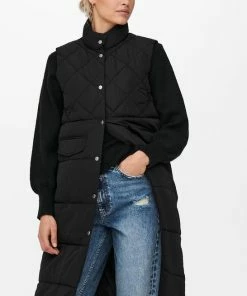 ONLY ONLSTACY QUILTED LONG WAISTCOAT OTW NOOS Dames Gilet - Maat XL -Exporteren dameskleding winkel 546x840 3