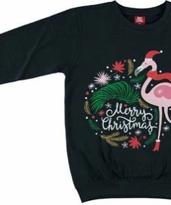 Apollo | Kersttrui Dames | Multi Blauw | Maat M | Merry Christmas | Kersttruien | Kerst | Foute Kersttrui -Exporteren dameskleding winkel 550x298