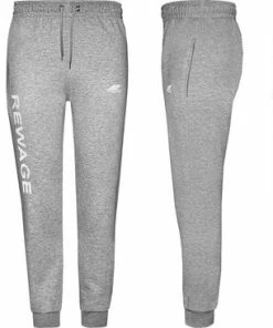REWAGE Joggingbroek Premium Heavy Kwaliteit - Heren - Grijs - M -Exporteren dameskleding winkel 550x366 1