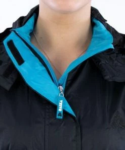 Ralka Regenjas Deluxe Lang Model - Dames - Aqua/Marine - 38 -Exporteren dameskleding winkel 550x366 13