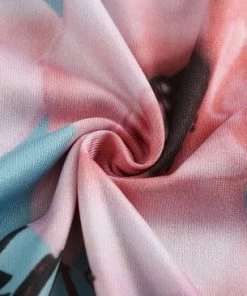 Merkloos Dames Lange Jurk - Maxi Jurk - Korte Mouw - Groen - Maat S -Exporteren dameskleding winkel 550x366 18