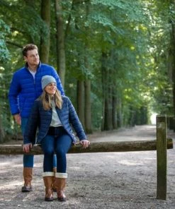 MGO Leisure Wear MGO Maggie - Gewatteerde Lichtgewicht Jas Dames - Getailleerd - Donkerblauw - Maat XXL -Exporteren dameskleding winkel 550x366 6