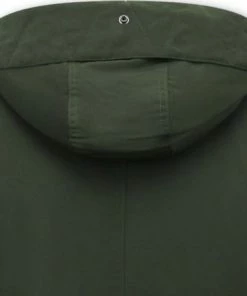 Gentile Bellini Gewatteerde Jas Dames Lang Met Capuchon - 8811 - Groen -Exporteren dameskleding winkel 550x430