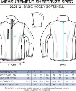 Clique Basic Hoody Softshell - Zwart - Maat L -Exporteren dameskleding winkel 550x510