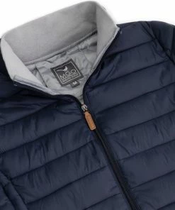 MGO Leisure Wear MGO Maggie - Gewatteerde Lichtgewicht Jas Dames - Getailleerd - Donkerblauw - Maat XXL -Exporteren dameskleding winkel 550x516