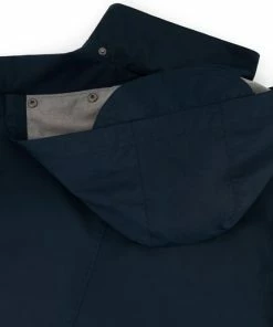 MGO Leisure Wear MGO Storm Extra Lange Regenjas - Dames Jack - Blauw - Maat XL -Exporteren dameskleding winkel 550x517