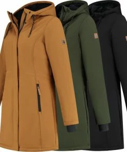 Travelin' Jack Elin Dames Softshell Jas Parka Lang - Groen - Maat 36 12 Travelin' Jack Elin Dames Softshell Jas Parka Lang - Groen - Maat 36 -Exporteren dameskleding winkel 550x519