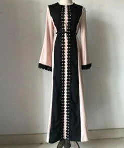 Merkloos Jurken Voor Vrouwen - Dames Abaya - Vrouwen Abaya - Islamitische Kleding- Abaya - Dubai Stijl - Kanten Abaya -Exporteren dameskleding winkel 550x536