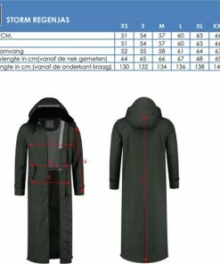 MGO Leisure Wear MGO Storm Extra Lange Regenjas - Dames Jack - Blauw - Maat XL -Exporteren dameskleding winkel 550x538 1