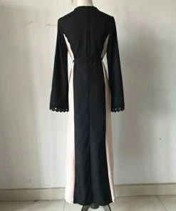 Merkloos Jurken Voor Vrouwen - Dames Abaya - Vrouwen Abaya - Islamitische Kleding- Abaya - Dubai Stijl - Kanten Abaya -Exporteren dameskleding winkel 550x543