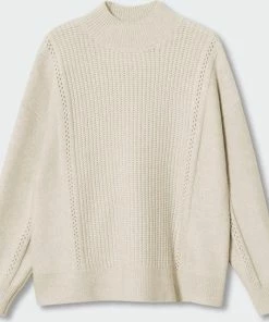 Mango Trui Gebreide Trui Met Trechterhals 37087753 06 Dames Maat - S -Exporteren dameskleding winkel 550x544