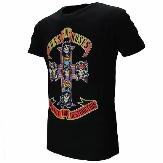 POPMERCH Guns 'n' Roses Appetite For Destruction Band T-Shirt - Officiële Merch 4 POPMERCH Guns 'n' Roses Appetite For Destruction Band T-Shirt - Officiële Merch - Afbeelding 2