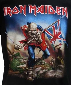 POPMERCH Iron Maiden The Trooper Band T-Shirt Zwart - Officiële Merchandise 6 POPMERCH Iron Maiden The Trooper Band T-Shirt Zwart - Officiële Merchandise -Exporteren dameskleding winkel 550x550 18