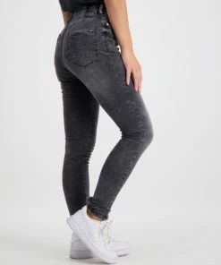 Cars Jeans Ophelia Super Skinny Jeans - Dames - Mid Grey - (maat: 26) -Exporteren dameskleding winkel 550x550 37