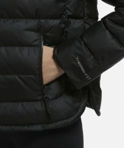 Nike Sportswear Therma-FIT Repel - Dames - Jas - Winterjas - Maat L - Zwart/Zwart/Wit -Exporteren dameskleding winkel 550x550 53