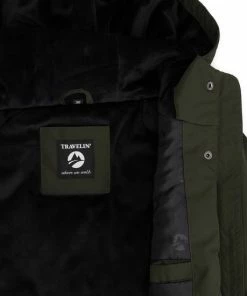 Travelin' Jack Freia Waterdichte Damesjas - Parka Groen - Maat 36 -Exporteren dameskleding winkel 550x550 71