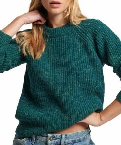 Superdry Tweed Rib Crew Trui Vrouwen - Maat 40-42 -Exporteren dameskleding winkel 550x550 80