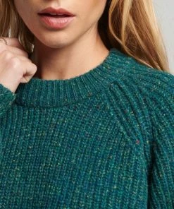 Superdry Tweed Rib Crew Trui Vrouwen - Maat 40-42 -Exporteren dameskleding winkel 550x550 81