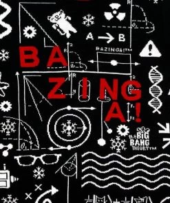 Merkloos Big Bang Theory Kersttrui Bazinga Zwart - L - Foute Kersttrui -Exporteren dameskleding winkel 550x550 86