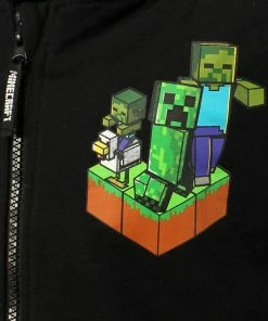 POPMERCH Minecraft Creepers Kids Hoodie Vest - Officiële Merchandise 9 POPMERCH Minecraft Creepers Kids Hoodie Vest - Officiële Merchandise -Exporteren dameskleding winkel 550x550 94