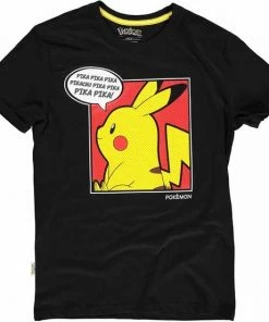 Pokémon Pikachu Pop-Art Comic T-Shirt - Officiële Merchandise 13 Pokémon Pikachu Pop-Art Comic T-Shirt - Officiële Merchandise -Exporteren dameskleding winkel 550x552 1