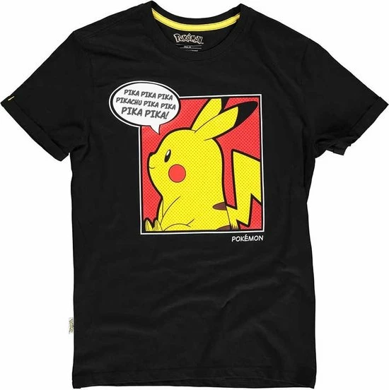 Pokémon Pikachu Pop-Art Comic T-Shirt - Officiële Merchandise 8 Pokémon Pikachu Pop-Art Comic T-Shirt - Officiële Merchandise - Afbeelding 6