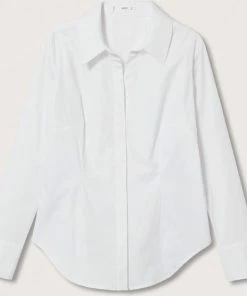 Mango Blouse Katoenen Basic Overhemd 37092504 02 Dames Maat - S -Exporteren dameskleding winkel 550x556 1